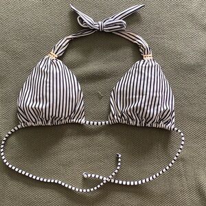 Vix Bia Tube Top Striped Bikini Top - Size L